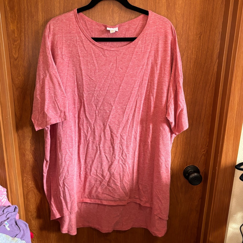 LuLaRoe Pink Short Sleeve Tee